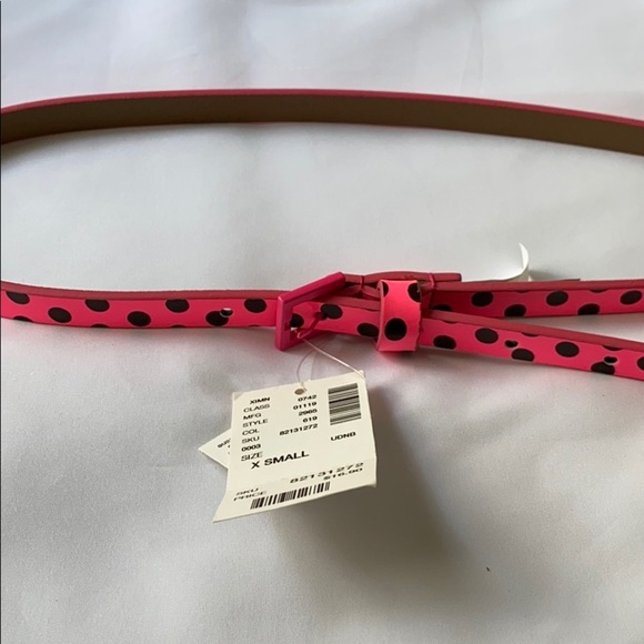 Justice Other - Justice pink kids belt size x-small NWT